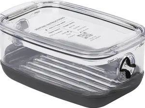 ProKeeper+ by Progressive Stackable Produce ProKeeper Storage Container with Stay-Fresh Vent System (PKS-912 (1.2 qt Berry Keeper))