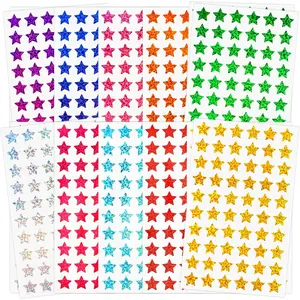 3000 count Holographic Star Stickers, 0.6" Sparkly,  Rewards, Foil for Behavior Chart, Student Planner, School Classroom Teacher Supplies, DIY