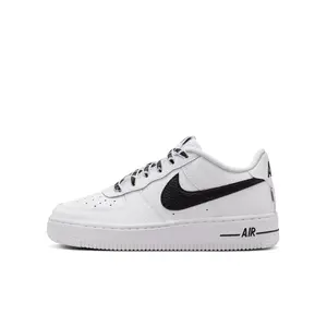 Kids' Low-Top Leather Hoops Shoes, Sleek and Comfortable Casual Footwear with Air Cushioning and a Durable Rubber Outsole