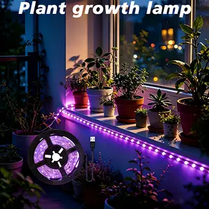 1PC USB Powered LED Plant Growth Light Strip, Ideal for Indoor Flowers, Vegetables, Fruits, Auxiliary Lighting.