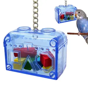 Sweet Feet & Beak – Treasure Chest Puzzle and Foraging Toy – Perfect for Parakeets and Small Birds – Add to Cart Buy Now Bird Enrichment Toy – Stimulates Mental Activity and Encourages Natural Foraging