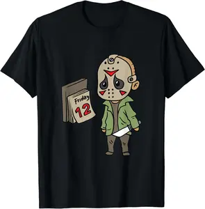 Friday The 12 Halloween Fun Friday 13 Costume T-Shirt