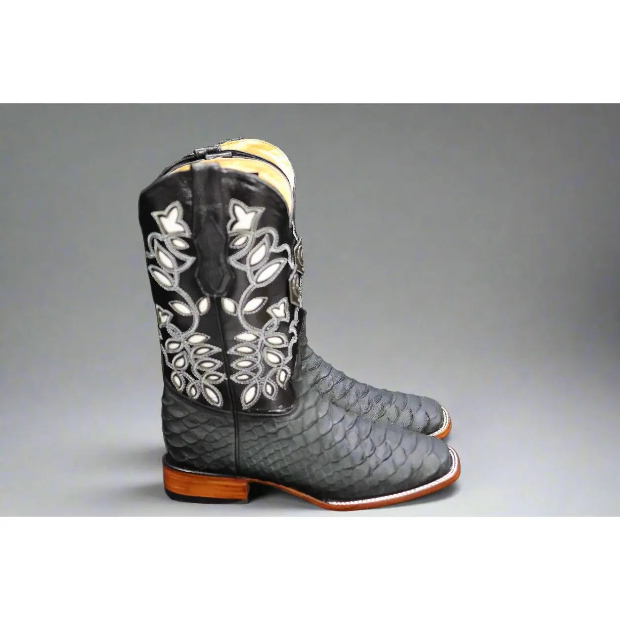 Colunga Ranch Pro Rodeo Boots – Black Cowboy Boots