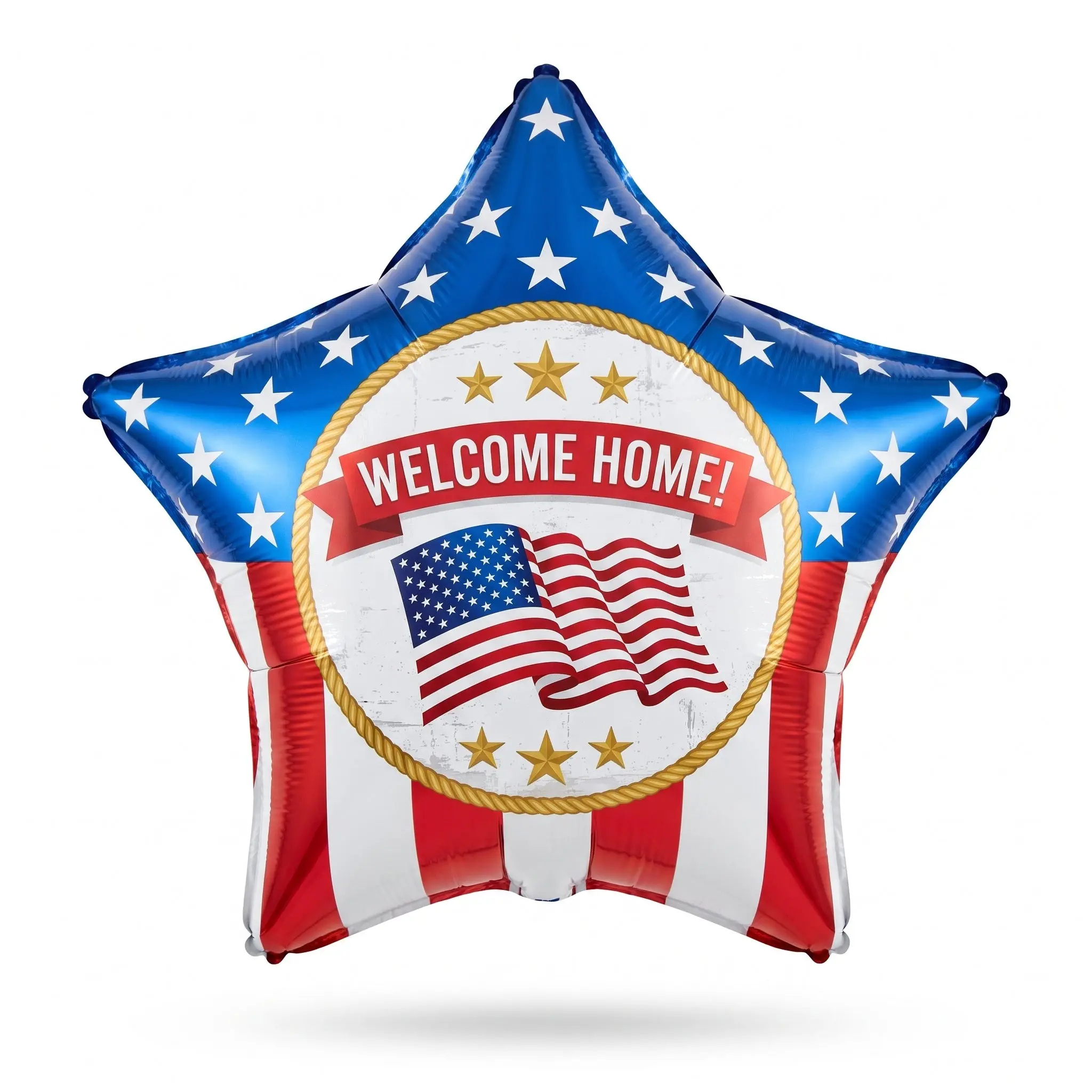Giant Patriotic Welcome Home Star Balloon Giant Patriotic Welcome Home Star Balloon