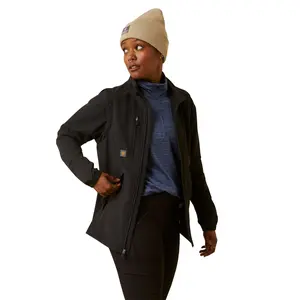 Ariat Ladies Rebar Weatherproof Convertible Black Jacket 10046034