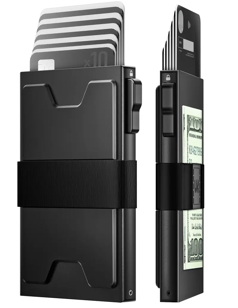 rfid blocking metal credit card holder - TikTok Shop