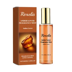 Roxelis Amber Lover Fragrance Mist, Lasting Fragrance Fresh And Natural Couples Date With Fragrance To Bring Atmosphere Encounter perfume
