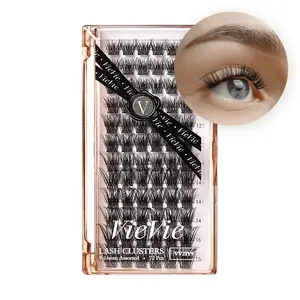 Vie Vie Natural Wispy Wide Band Cluster Lashes 72pcs