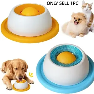 Slow Feeder Puzzle Feeder Interactive Anti-Anxiety Snack Dispenser for Dogs & Cats, Non-Slip Base Design, Promotes Dental Health, Ideal for Puppies
