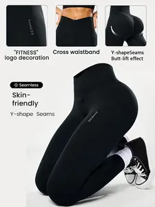 Women's High Elasticity Yoga Pants, All Seasons Gym Wear, Comfortable & Flexible, Ideal for Fitness & Casual Use, High Waisted Leggings, Seamless Yoga Leggings, High Stretch Leggings