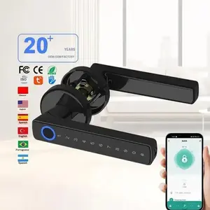 Smart Fingerprint Door Lock, Keyless Entry, Waterproof, Remote Unlock, Enhanced Security, Electronic Password Keyboard, Ideal for Home Use