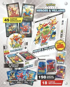 2025 BOX POKEMON PIKACHU COSPLAY 2 Heroes & Villains FE Trading Cards (30 Packs) (Booster Box)