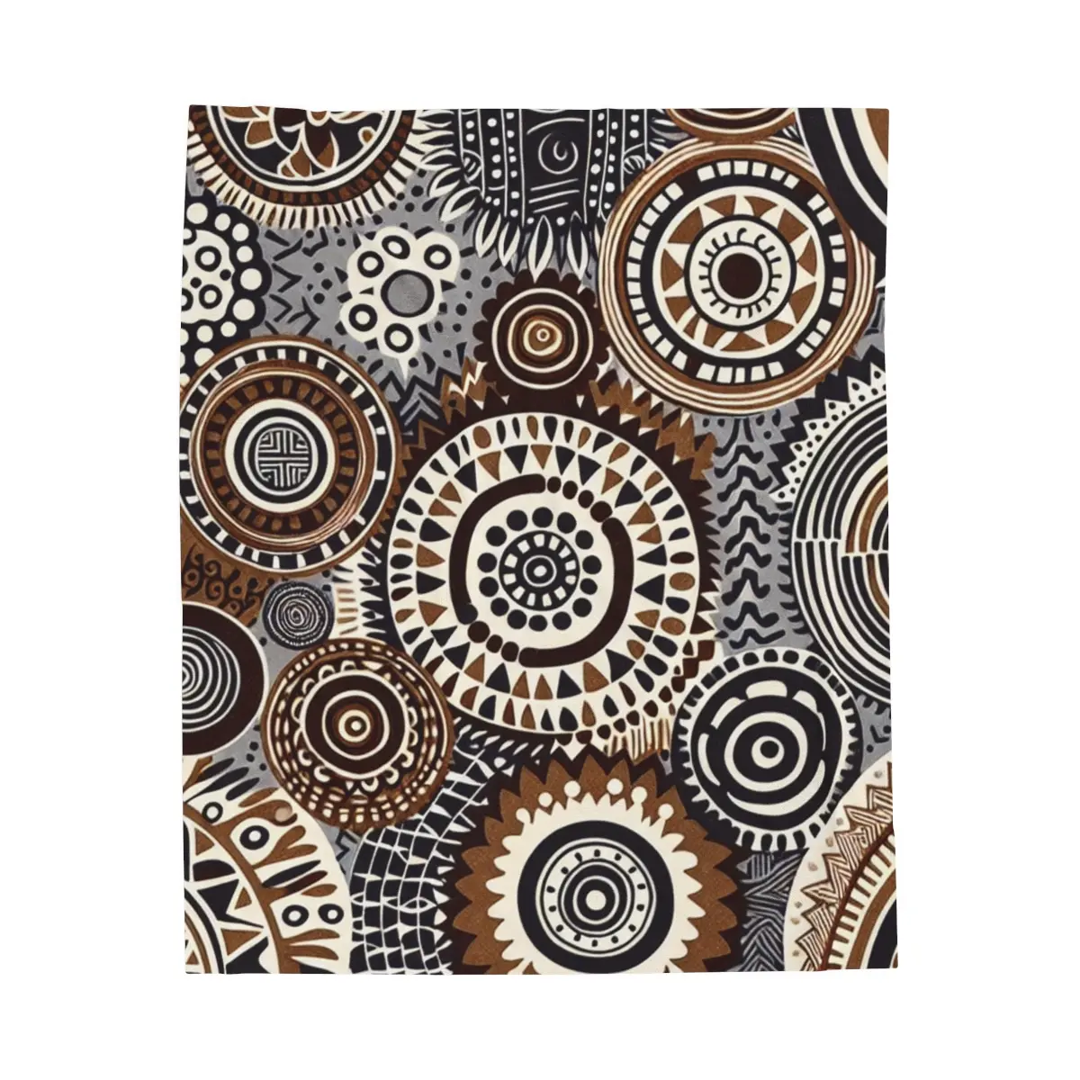 Circles of Tradition- Plush Blanket