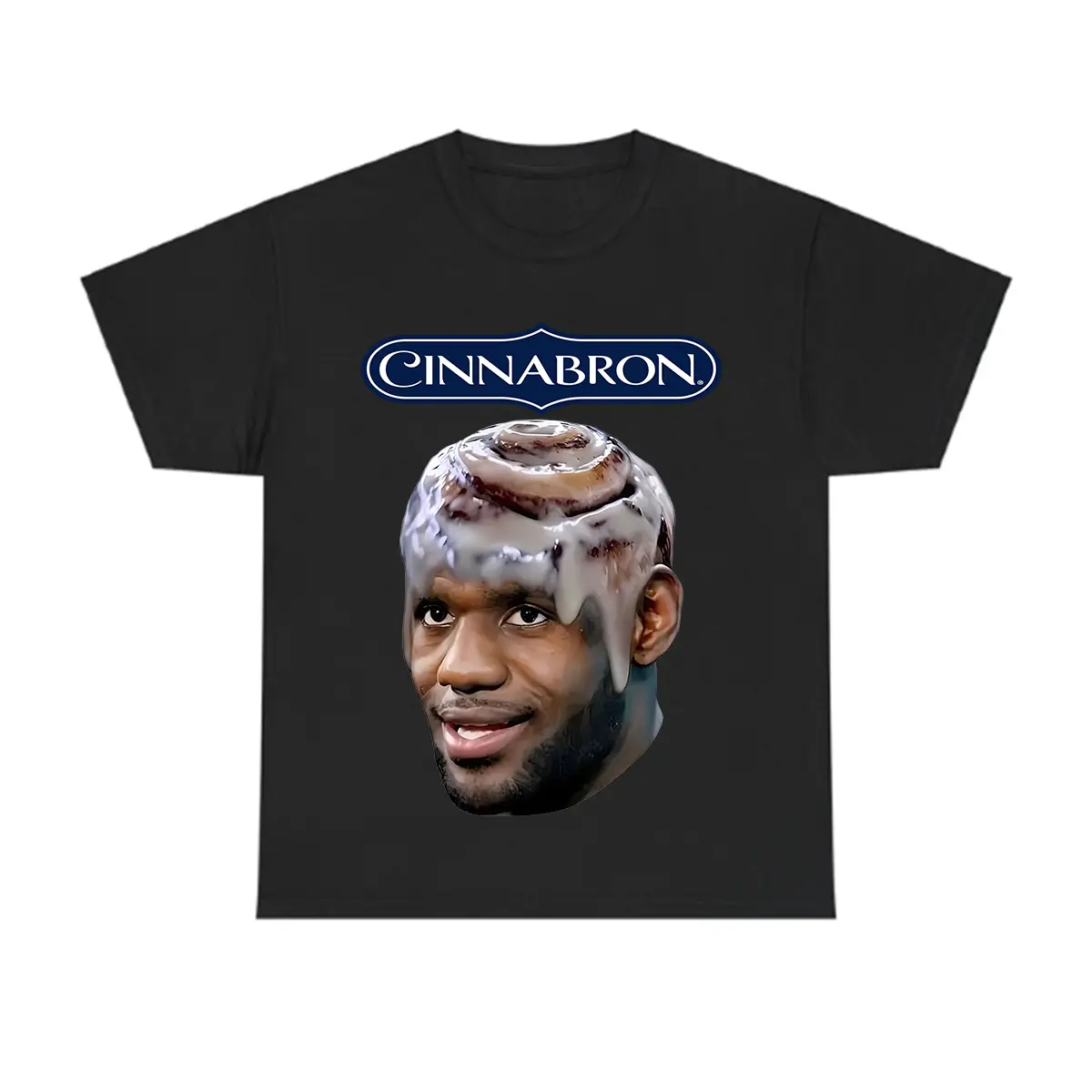 Cinnabron Meme Funny T-Shirt - Unisex Graphic Tee, Cotton Crewneck, Short Sleeve, Casual Streetwear, Trendy Humor Top, Gifts for Men & Women