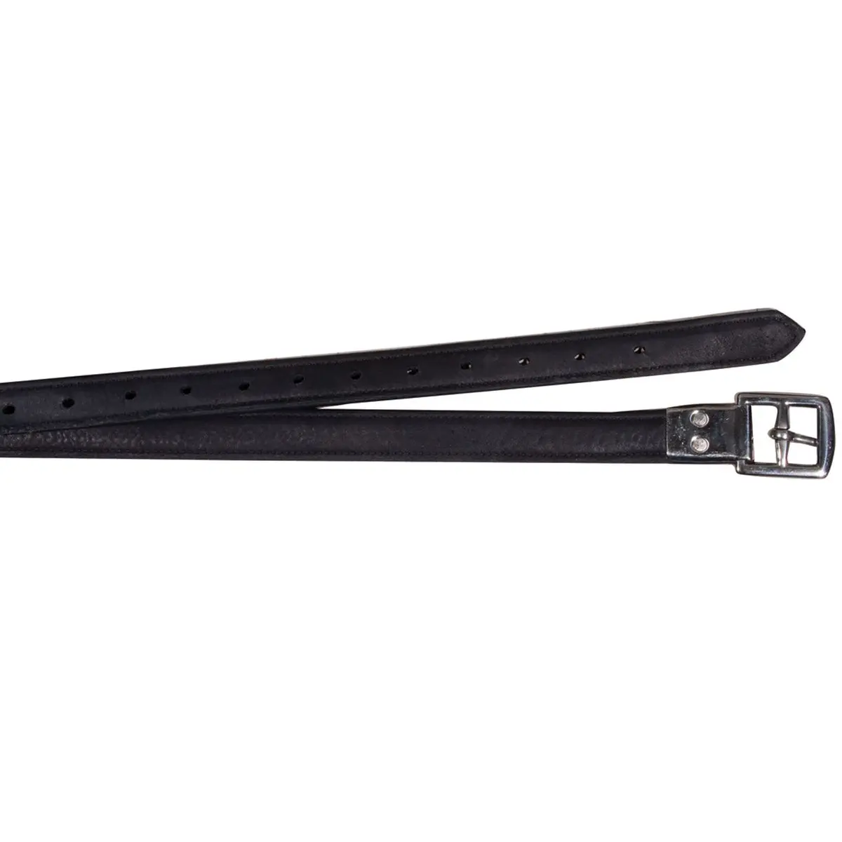 Joseph Sterling Super Soft Riveted Leathers, 1" Wide x 54" Long Pre-Oiled Leather for Riding Gear, Durable Stainless Steel Buckle, Resist Stretching, Double Riveted, Easy To Adjust, Numbered Holes, Sedgewick Of England Pre-Oiled Leather