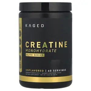 Kaged Elite Series, Creatine Monohydrate, Unflavored, 10.82 oz (307 g)