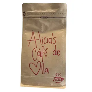 Alicia's Cafe De Olla - Abuela's Original Recipe with Coffee, Sugar, and Cinnamon - Ground Coffee Bag 12oz