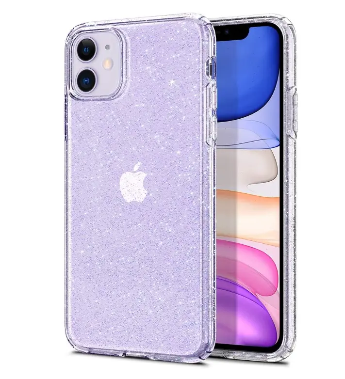 Liquid Crystal Glitter Case iPhone 11 Crystal Quartz