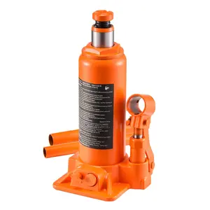 Air Hydraulic Bottle Jack, 6 Ton (13227.6 lbs) All Welded Hydraulic Car Bottle Jack for Auto Repair and House Lift, for Car, Pickup, Truck, RV, Auto Repair, Industrial Engineering