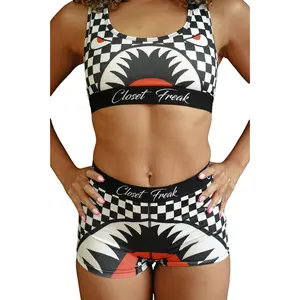 Checkered Flag Sports Bra