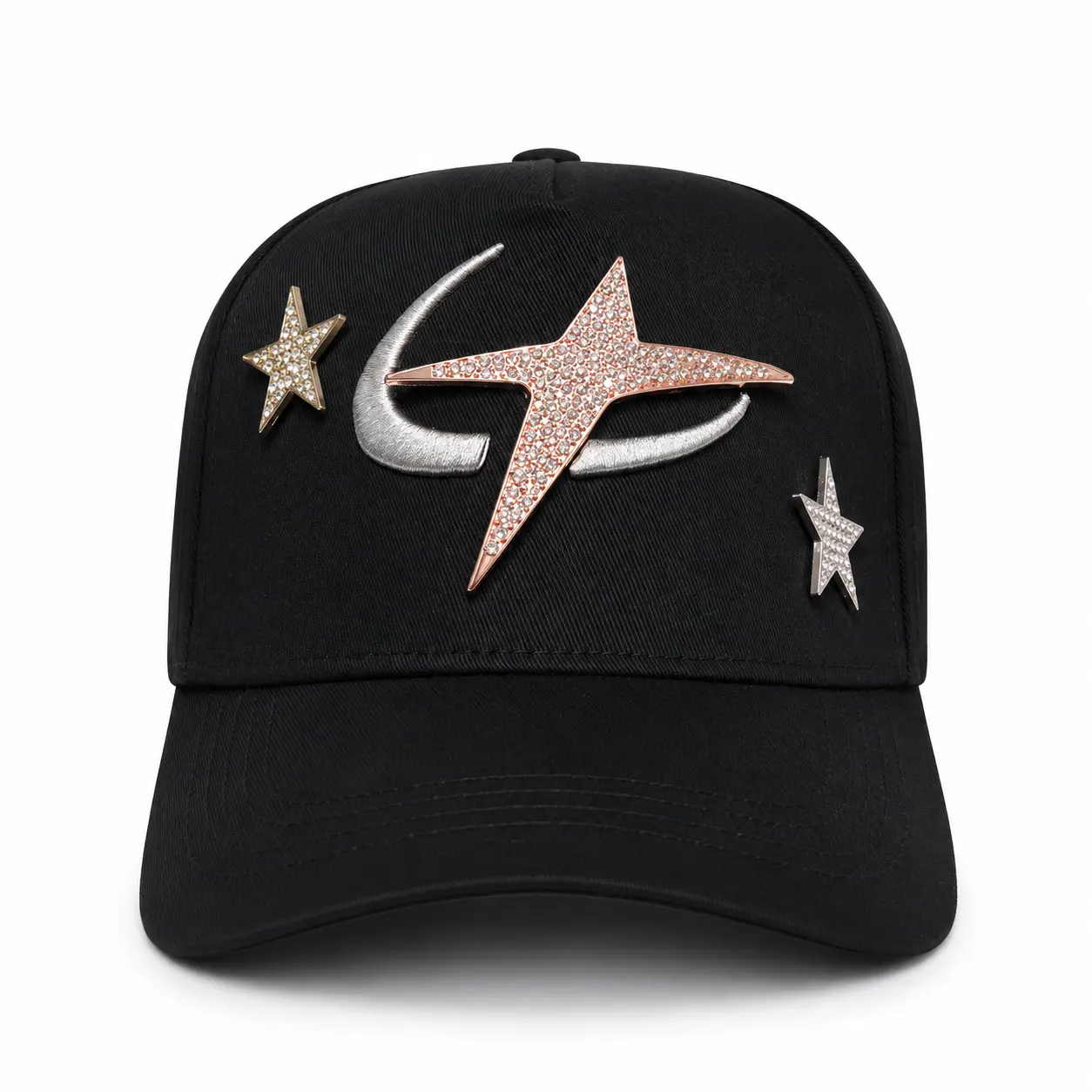 Barbas Hats x CT "Galaxy" - Black Snapback Hat Limited Edition - Premium Streetwear Baseball Cap for Men & Women, Adjustable