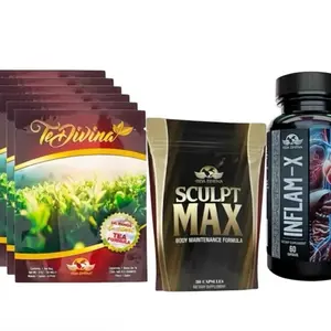Vida Divina Detox & Anti-Inflammatory Pack - Té Divina, Sculpt Max, Inflam-X - Natural Suppleme...