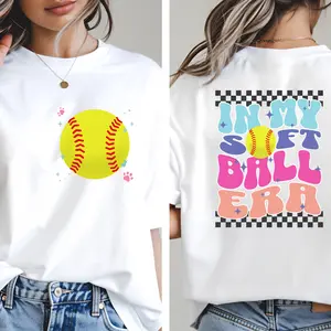 In my Softball Era Shirt for Girls, Girls Boys Softball Shirt, Softball Team Tee, Softball Shirt for Girls