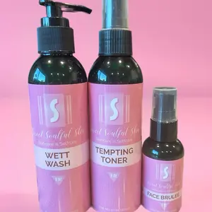 Sweet Soulful Skin Bundle - Gentle Skincare Set with Wet Wash & Tempting Toner - 8.0 oz - Set for Comfort and Skin Repair - Facial