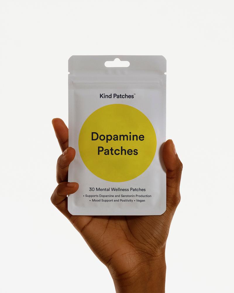 Kind Patches: Dopamine Patches: 30 Mental Wellness Patches: supports dopamine and serotonin production, mood support and positivity, vegan