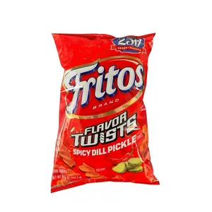 Fritos Twisted Spicy Dill Pickle Corn Chips Flavor- 1 Bag 9.25 oz