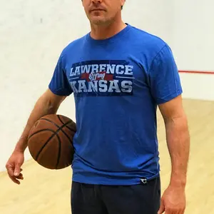 Lawrence Varsity t- graphic tee trendy look comfort color shirts t-shirt crewneck cotton