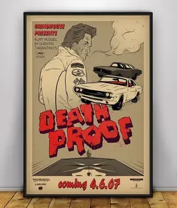 Death Proof Poster , Wall Art , Wall Prints , Home Decor 45750 288