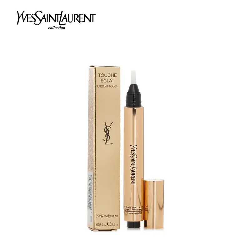 Yves Saint Laurent Radiant Touch Concealer - Cosmetic with Shimmer, Handy 0.08oz Size, Buildable Coverage for Enhanced Radiance