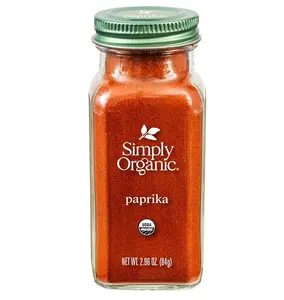 Simply Organic, Paprika Ground Certified Organic, 2.96 Ounce Container