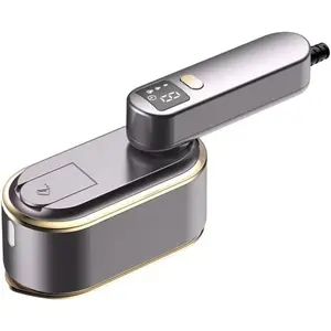 Portable Travel Steamer, 1200W Handheld Fabric Steamer for Clothes, LCD Display, Powerful Wrinkle Remover for Home & Travel, 150ml Water Tank, 10S Fast Heat-Up, 180° Swivel Handle