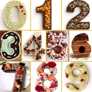 Large Number Cake Mold for Celebrations - 10 Inch Desserts