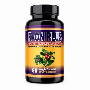 R-ON Plus Healthy Kidney Support Veggie Capsules – Natural Kidney Cleanse & Urinary Wellness Supplement, 90 Capsules