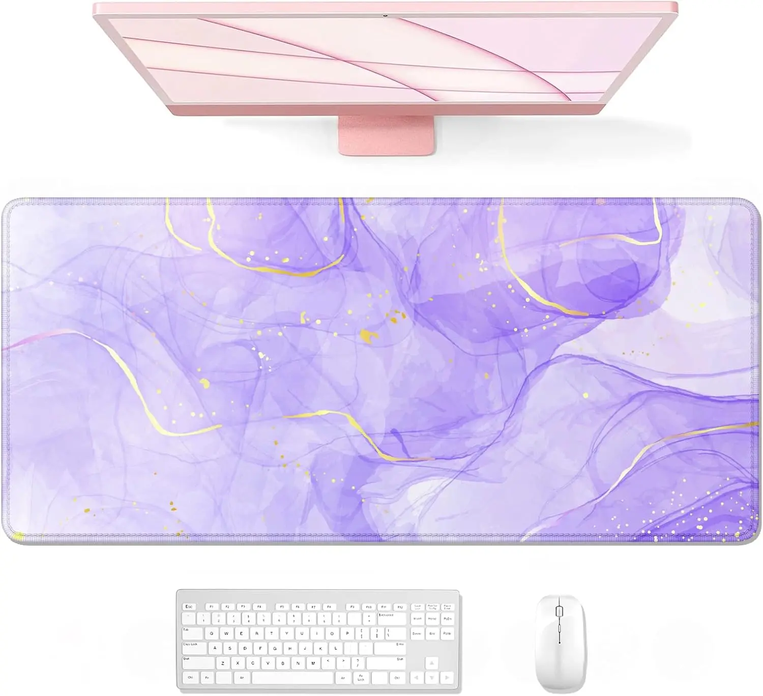 41 Purple Gold Marble