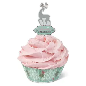 Wilton Winter Wonderland Snowflake Cupcake Decorating Kit - 24 Pack (w-415-5384) Baking