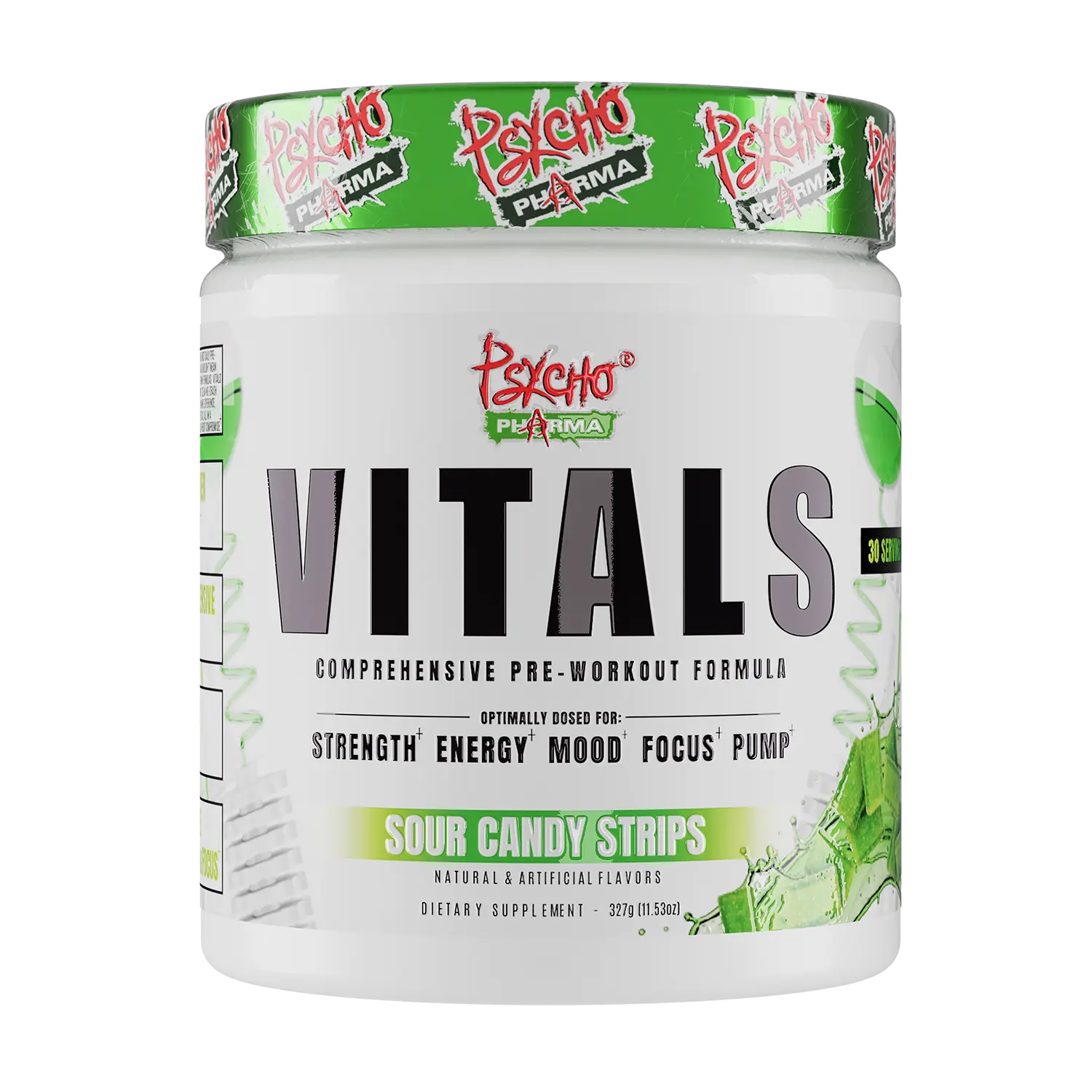 Psycho Pharma Vitals Daily Pre Workout Powder - Premium Preworkout (30 Servings) Psycho Pharma Vitals Daily Pre Workout Powder - Premium Preworkout (30 Servings)