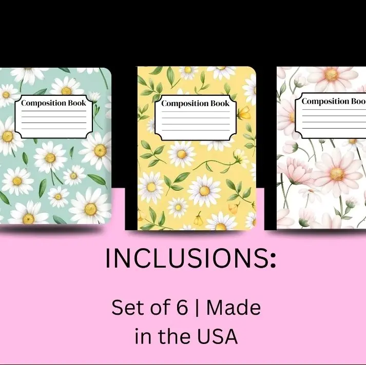 set of 6} Notebook
