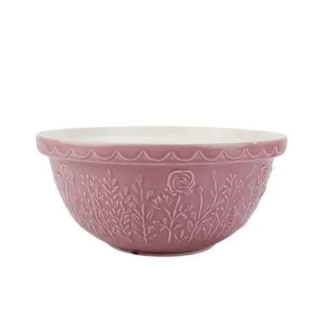 Mason Cash In The Meadow S12 (4.25 Qt) Mixing Bowl | Rose (Pink)