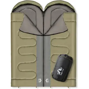 Night Cat Camping Sleeping Bag for Adults Portable Lightweight Backpacking Hiking Traveling Indoor Outdoor Temperature 5-15℃ Switch to a Quilt or Blanket