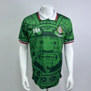 1998 Mexico/ Soccer National Team Home/ NostalgiaSoccer Jersey /Soccer Jersey/green