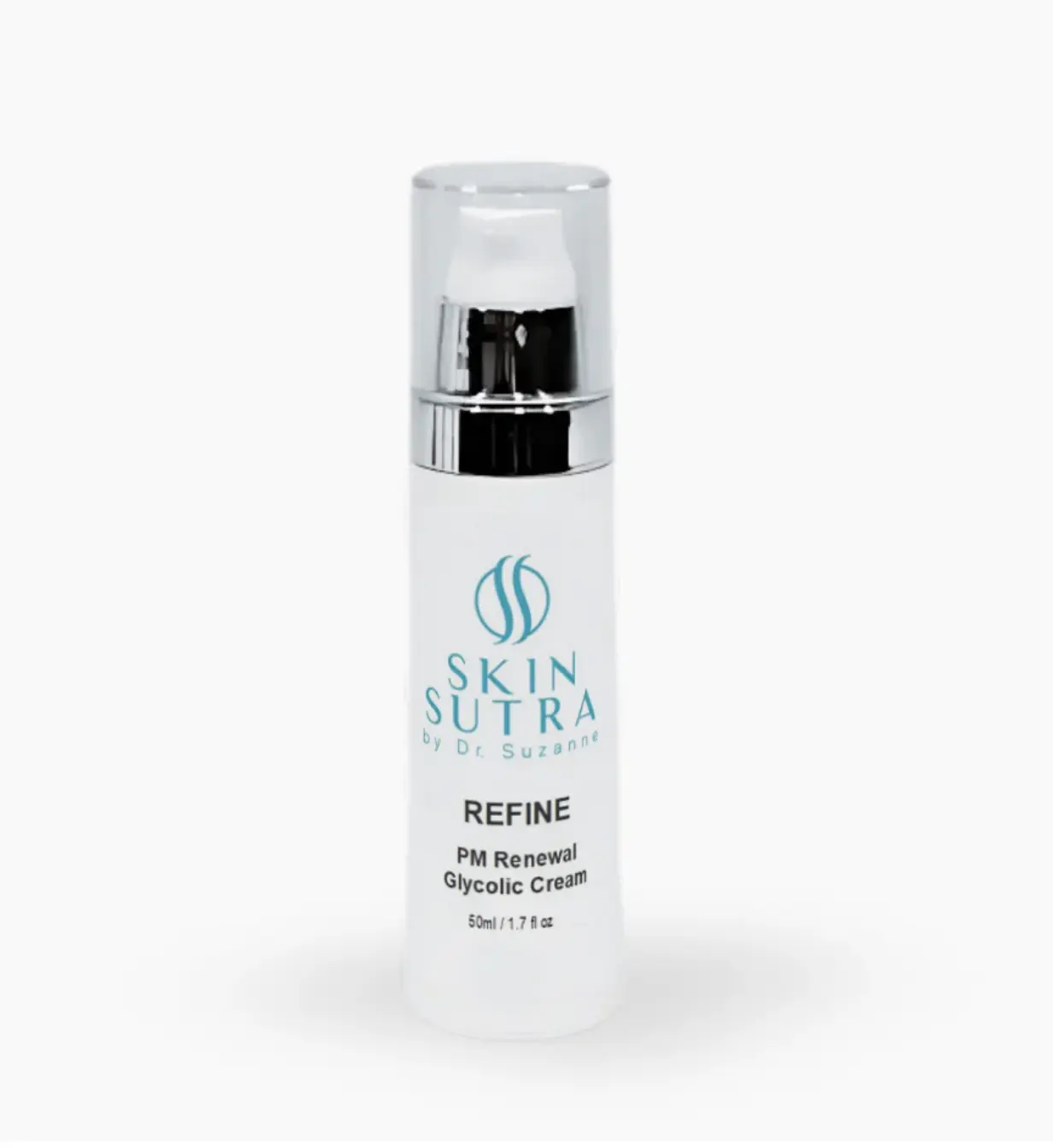 Skin Sutra REFINE PM Renewal Glycolic Cream - Anti-Aging Exfoliant for Radiant Skin Repair
