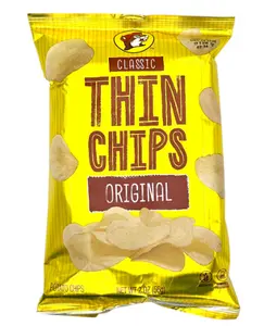 Buc-ee's Classic Thin Chips - Original Flavor, Thin & Crispy, Lightly Salted, Bright Yellow Iconic Packaging - Natural Snack for Versatile Occasions