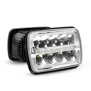 Nilight 7x6 5x7 45W Hi/Lo DRL LED Headlights Sealed Beam