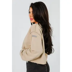 WP Muscle Sweatshirt - Oversized Body & Sleeves - Crop Style - Cotton Comfort Hoodie