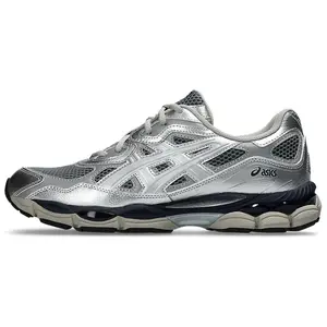 Asics GEL-NYC Low-Top Running Shoes in Navy and Silver for Men and Women Trending Shoes, House White Official Shoes to Get / Maison Mihara