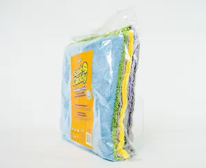 Scrub Daddy 10 Count Multi Color Microfiber Towels Value Pack - Ultra Plush and Super Soft